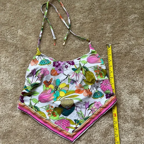 Trina Turk Key West Handkerchief Bikini – Size 8 - Picture 3 of 12